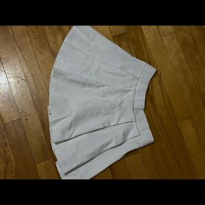 White skirt